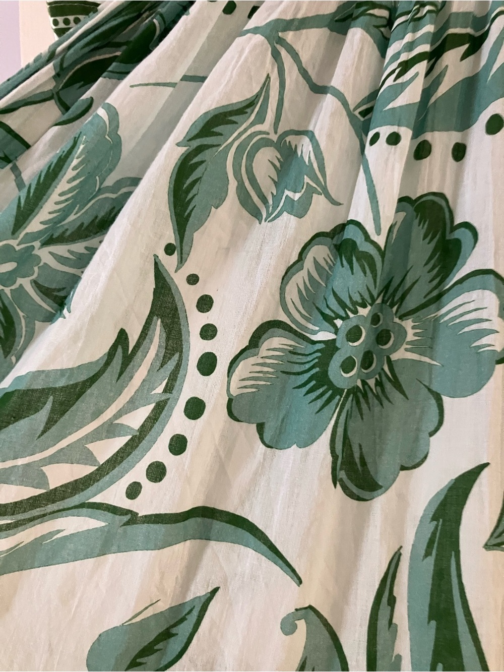 HAUTE HIPPIE Green Floral maxi dress - Picture 4 of 9